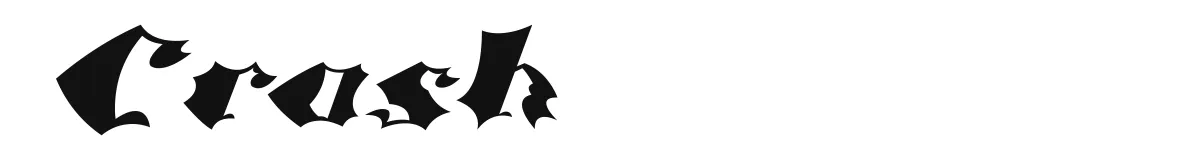 Crash original font preview