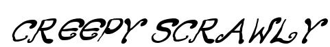 Creepy Scrawly Italic preview