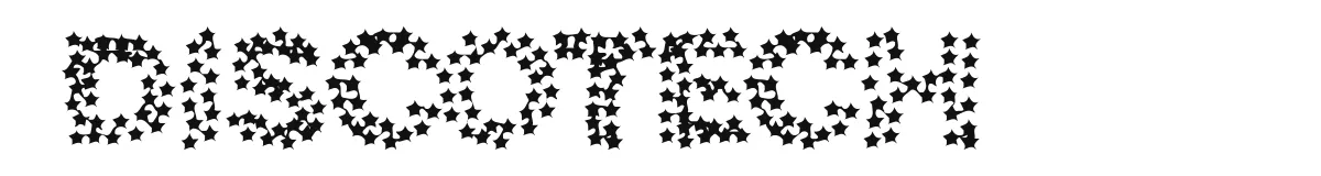 discotech original font preview