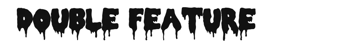Double Feature font preview