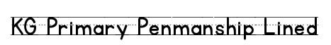 KG Primary Penmanship Lined