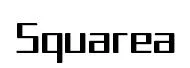 Squarea original font preview