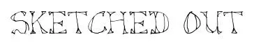 Sketched Out original font preview