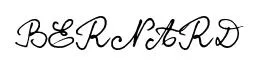 BERNARD original font preview