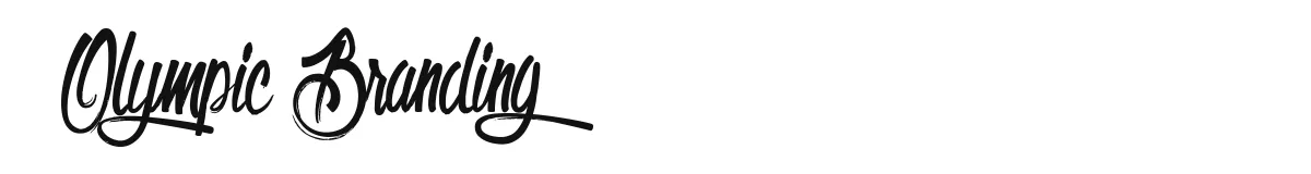 Olympic Branding font preview