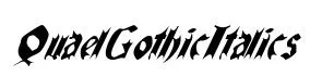 QuaelGothicItalics