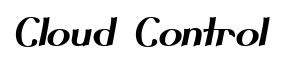 Cloud Control original font preview