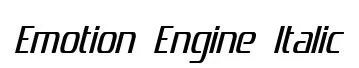 Emotion Engine Italic