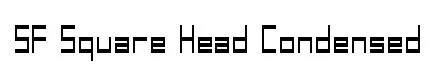 SF Square Head Condensed