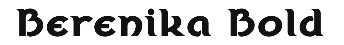 Berenika Bold original font preview
