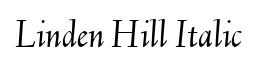 Linden Hill Italic
