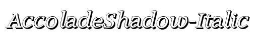 AccoladeShadow-Italic