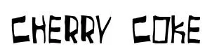 Cherry Coke original font preview
