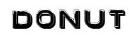 Donut original font preview