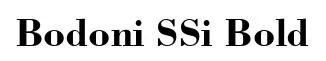 Bodoni SSi Bold