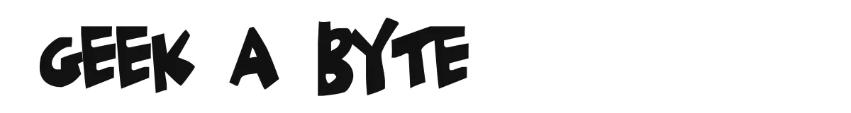 Geek a byte original font preview