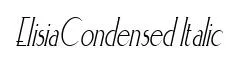 ElisiaCondensed Italic