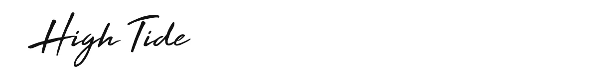 High Tide original font preview