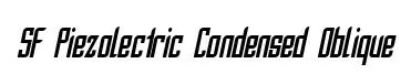 SF Piezolectric Condensed Oblique