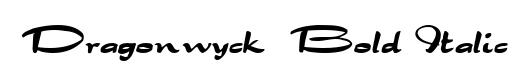 Dragonwyck  Bold Italic