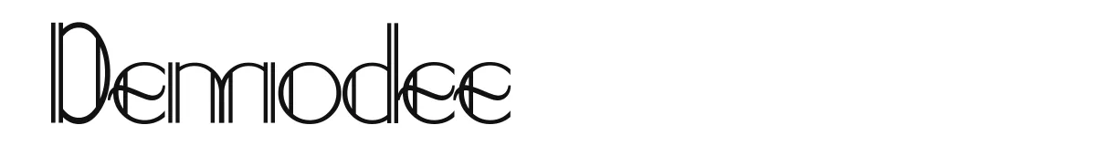 Demodee original font preview