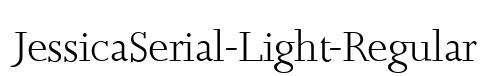 JessicaSerial-Light-Regular