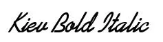 Kiev Bold Italic