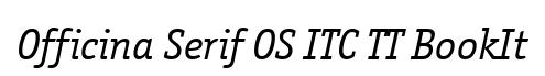 Officina Serif OS ITC TT BookIt