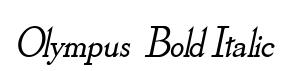 Olympus  Bold Italic