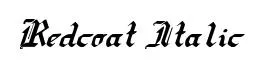 Redcoat Italic