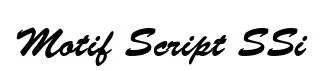 Motif Script SSi