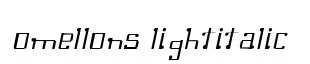 Omellons LightItalic