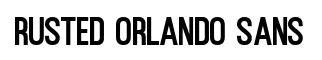 Rusted Orlando Sans