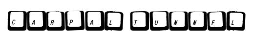 Carpal Tunnel original font preview