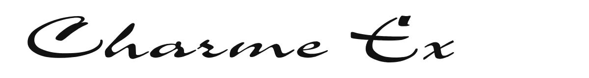 Charme Ex original font preview
