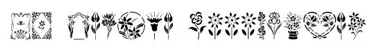 GE Floral Stencils