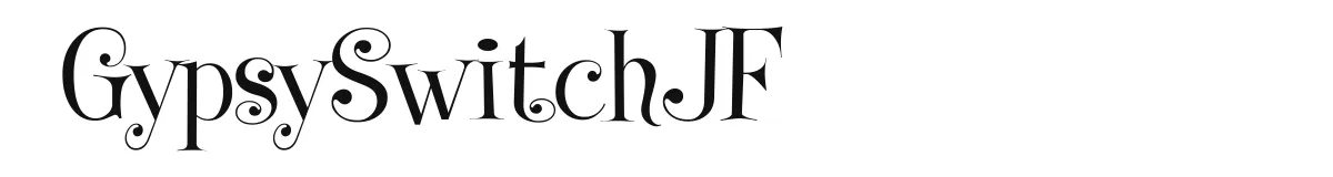 GypsySwitchJF original font preview