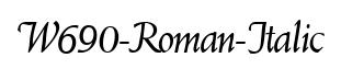W690-Roman-Italic