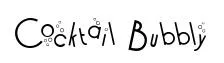 Cocktail Bubbly original font preview