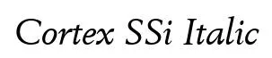 Cortex SSi Italic