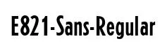 E821-Sans-Regular