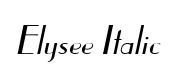 Elysee Italic