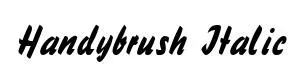 Handybrush Italic