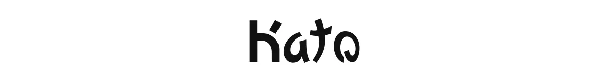 Kato original font preview
