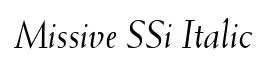 Missive SSi Italic