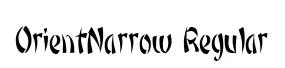 OrientNarrow Regular