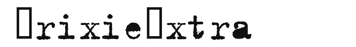 TrixieExtra original font preview