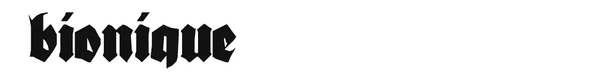 Bionique original font preview