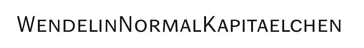 WendelinNormalKapitaelchen original font preview