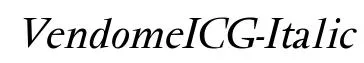 VendomeICG-Italic